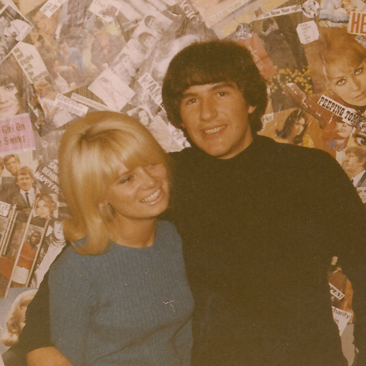 Mike and Bernadette in the 60s - wall decor by Bernie