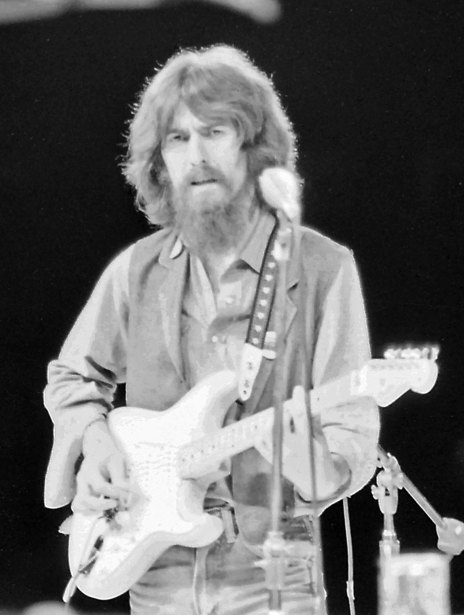 George Harrison at The Concert for Bangladesh – 1971 (Bob Deutsch)