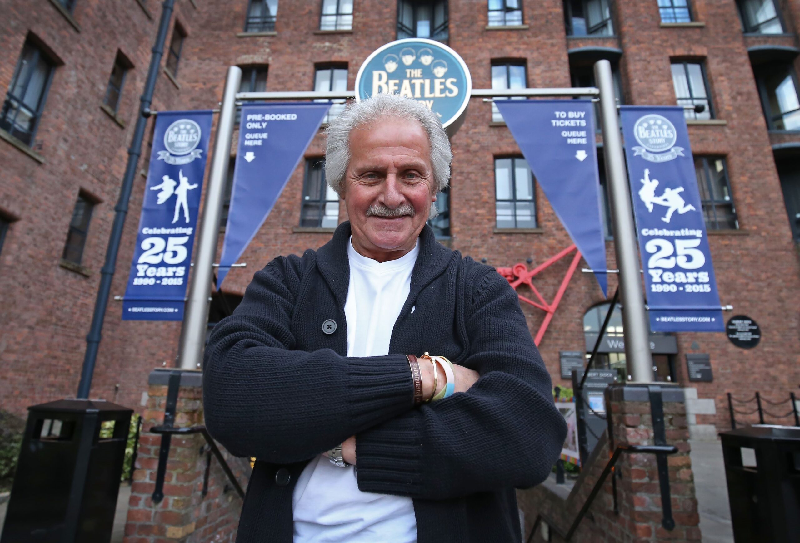 Pete Best at The Beatles Story's 25th anniversary in 2015.