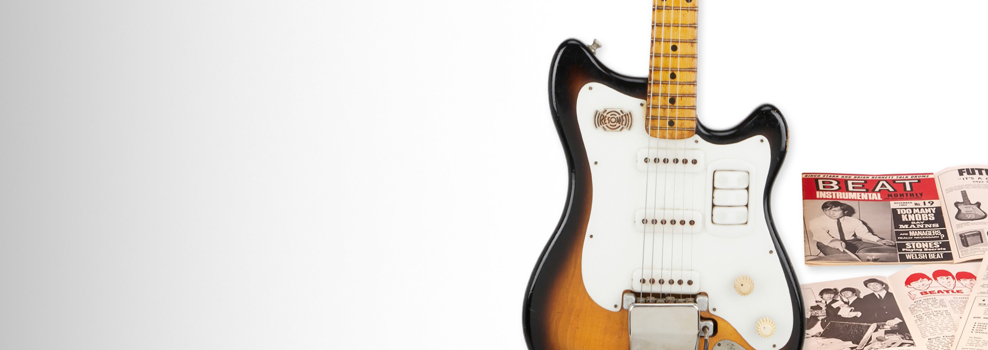 George Harrison's Futurama Guitar at The Beatles Story Museum Liverpool