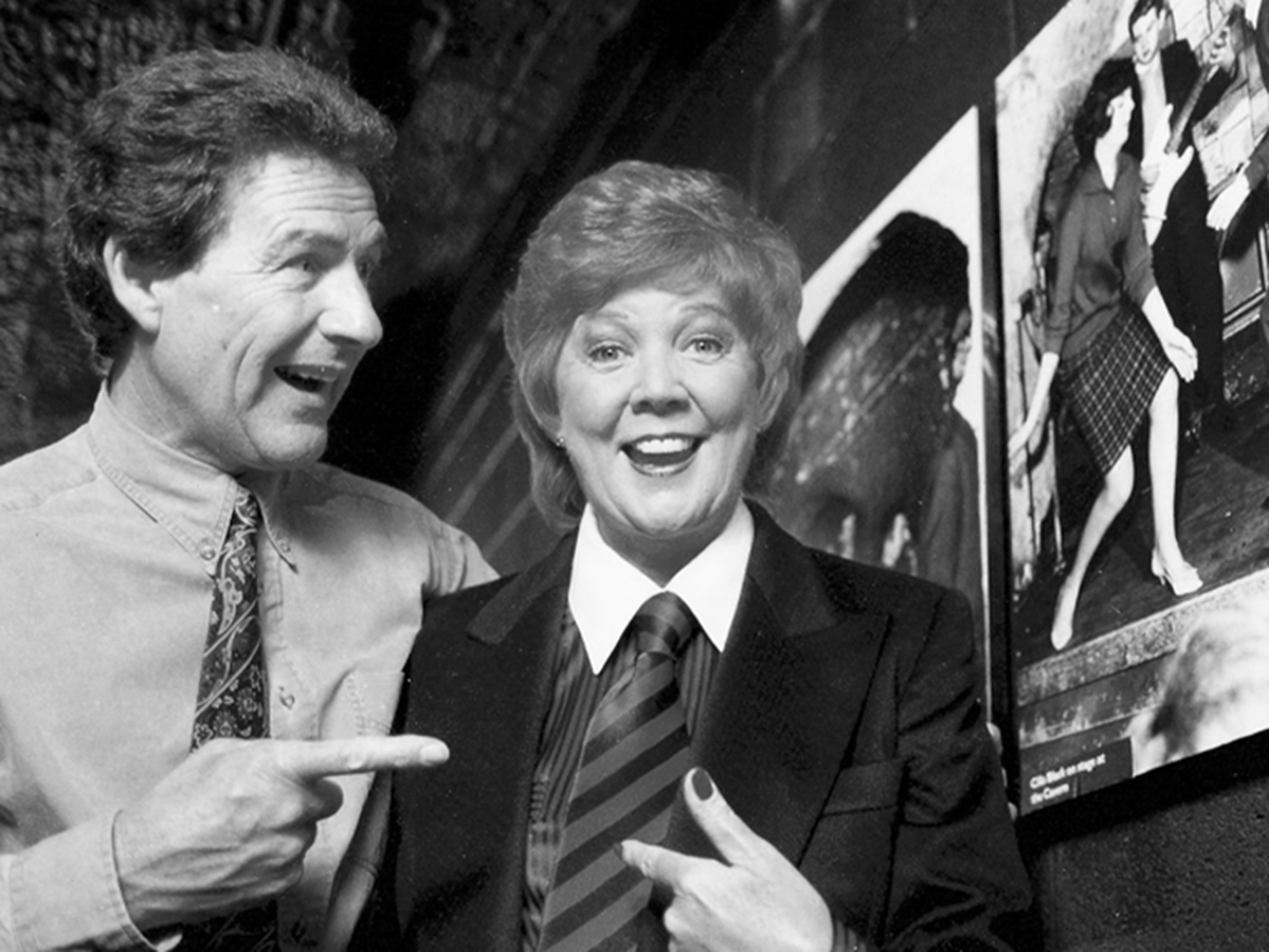 Cilla Black visiting The Beatles Story in 1993